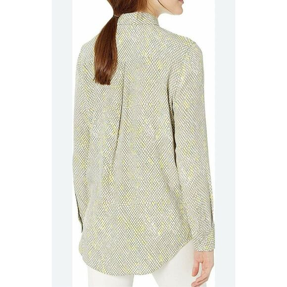 Equipment Femme Essential Silverlin Multi Snakeprint Geo Button-Down Top XS - Picture 3 of 12